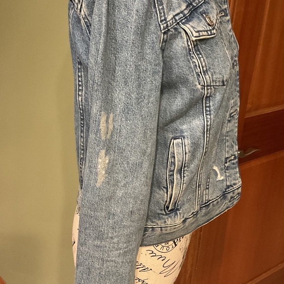 Tommy Hilfiger Light Blue Denim Jacket, Size S - Picture 7 of 9